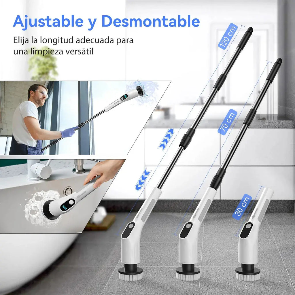 SpinClean Pro – Cepillo Eléctrico MultiSuperficie