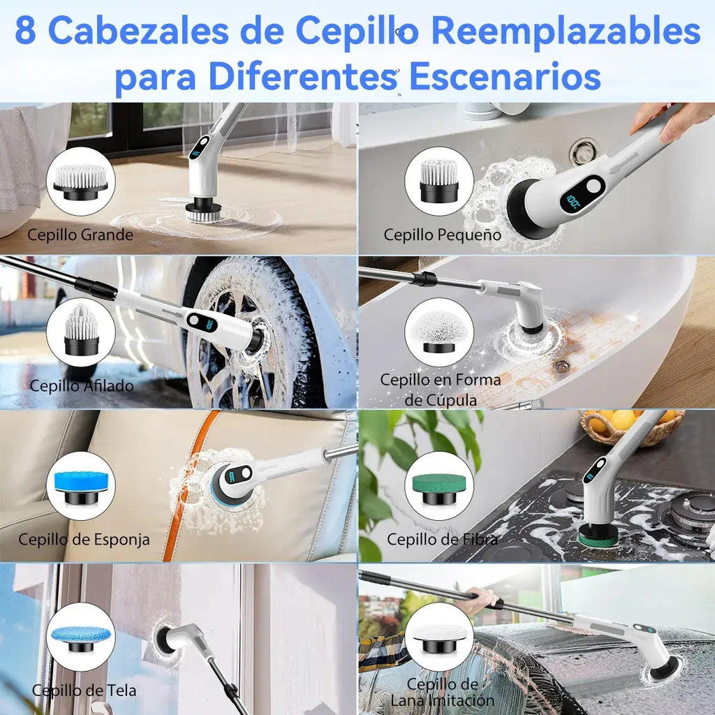 SpinClean Pro – Cepillo Eléctrico MultiSuperficie