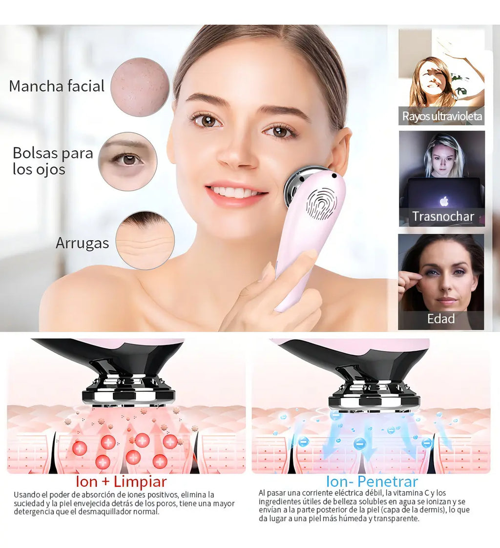 Rejuvenecedor Facial EMS 5D