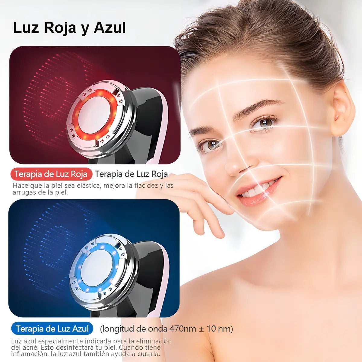 Rejuvenecedor Facial EMS 5D
