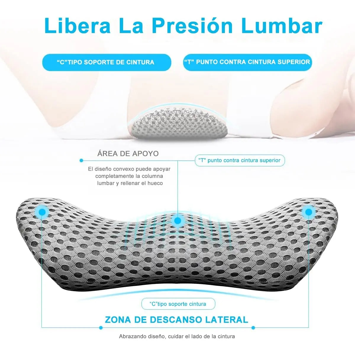 Soporte Lumbar Memory Foam Pro